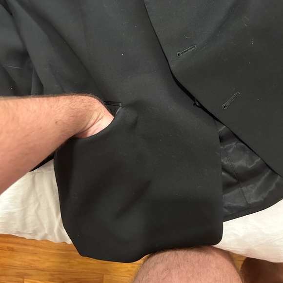 Men’s 44R Kenneth Cole New York Tuxedo Blazer Made For Macy’s - Picture 8 of 13